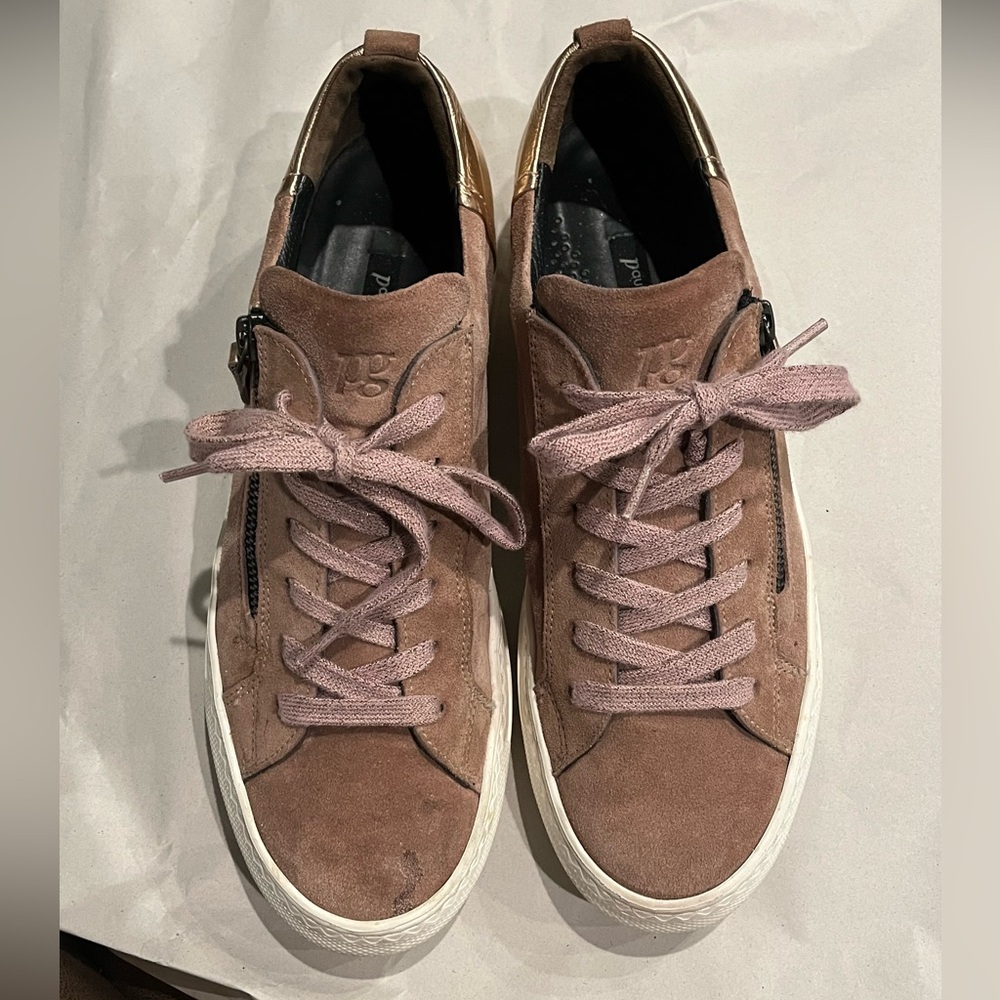 PAUL GREEN ‘ORLEANS’ SUEDE SNEAKERS